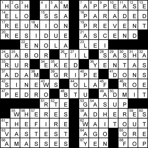 ) Crossword Clue. . Of war lat crossword